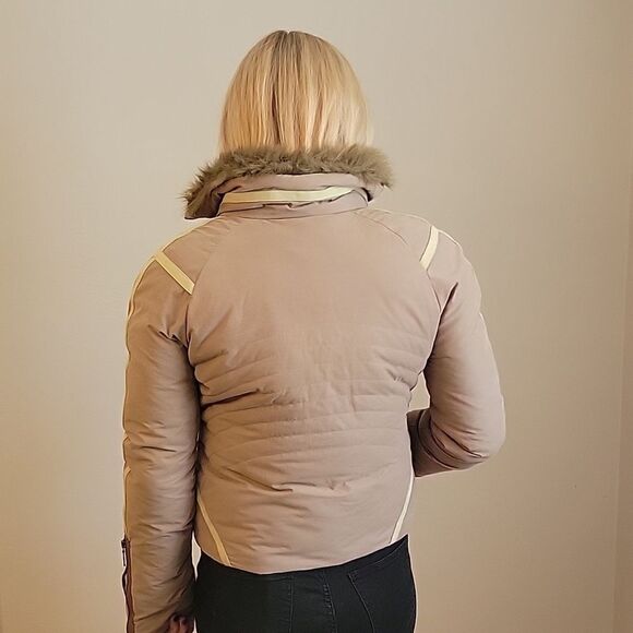 David Bitton BUFFALO Taupe Down Jacket Size XS - Picture 10 of 12